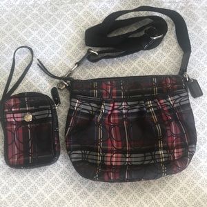 COACH plaid bag